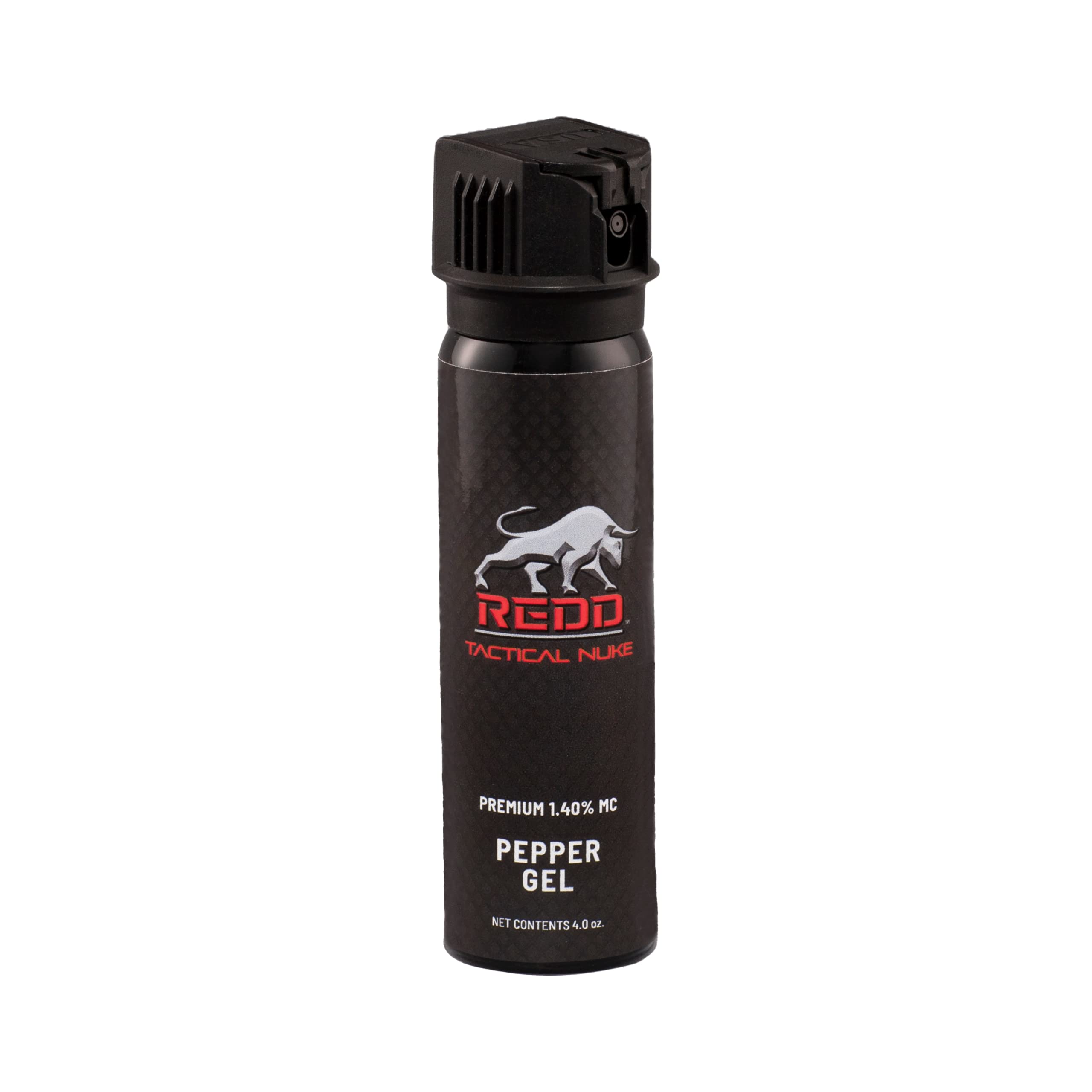 REDD Tactical Nuke Pepper Spray - Maximum Strength Pepper Gel - 4 oz for Self Defense